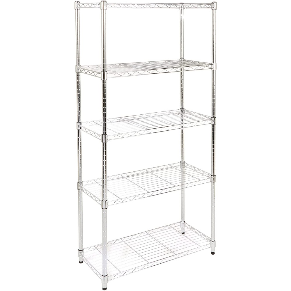 Heavy Duty Shelving Unit, 5-Shelf, Black