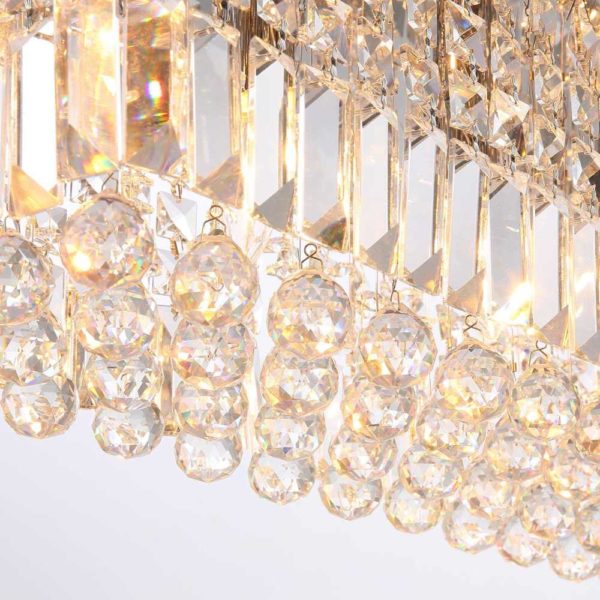 rectangular crystal chandelier sale